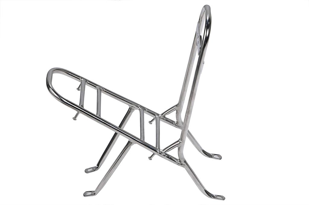 Honda Joker 50 Joker 90 Bagażnik Tylny z Oparciem Sissy Bar Oparcie Pleców Chrom Uniwersalny [moriyoshi]