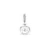 Pandora Shining green double-piece pendant for women 799186C02