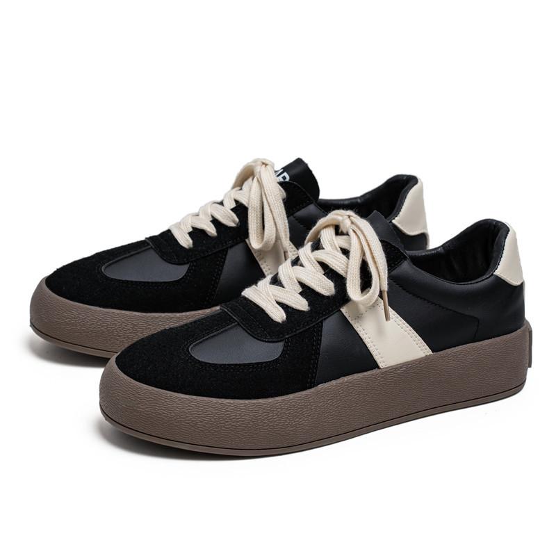 

Модные кроссовки для мужчин Fad Повседневная тренировочная обувь для мужчин Нескользящая удобная обувь для бега Дышащие универсальные кеды на плоской подошве Zapatillas Hombre 44 чёрный