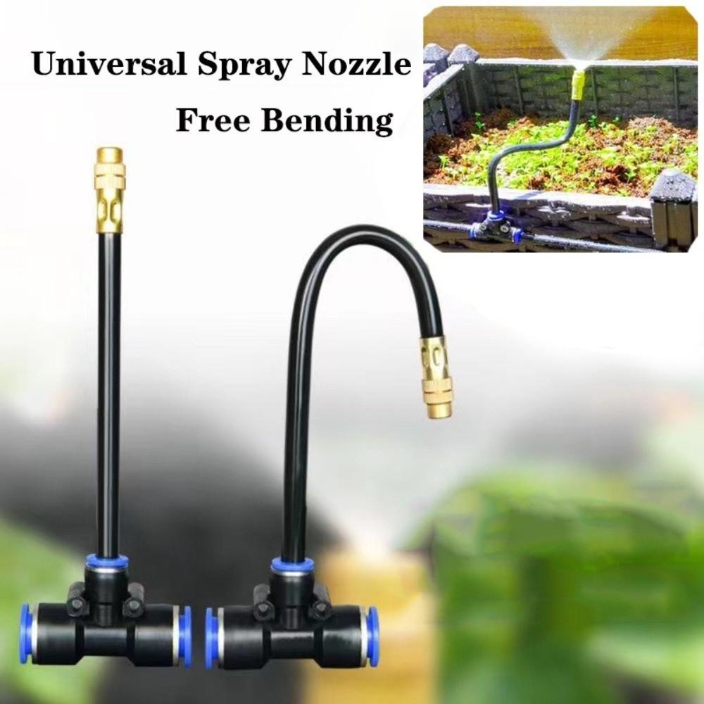 5Pcs Adjustable Irrigation Sprinkler Kit Quick Connect Misting Cooling System Greenhouse