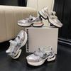 Breathable Dad Shoes Thick-soled Casual Shoes Perforated Versatile Sports Shoes