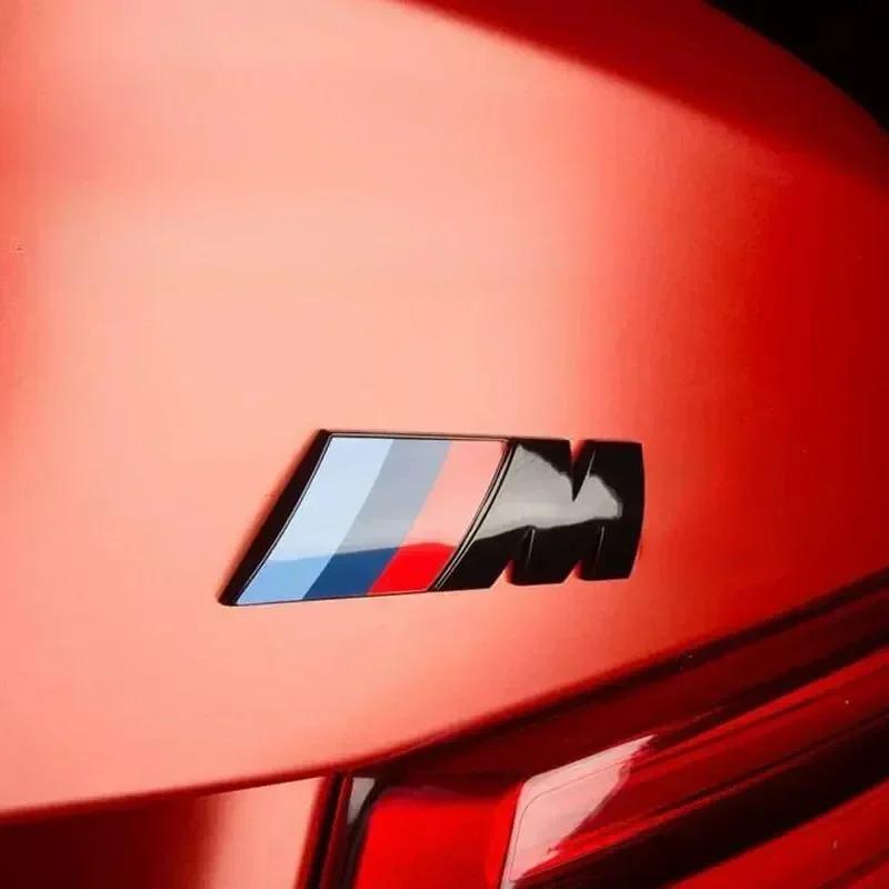 New 1P ABS Car Side Fender Emblem Badge Sticker For BMW M M1 M2 M3 M4 M5 M6 G01 F20 G30 F30 F31 E36 E87 E60 E91 X1 X3 X5 Ac