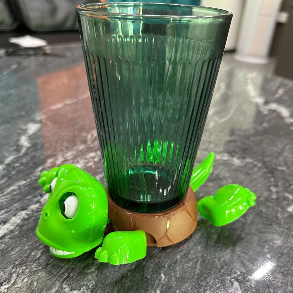 2025 Hot Turtle Coaster 3D Printed Coffee Mug Drinks Holder Tableware for Home Decorative Funny Jumping Tortoise Pops Up Cup