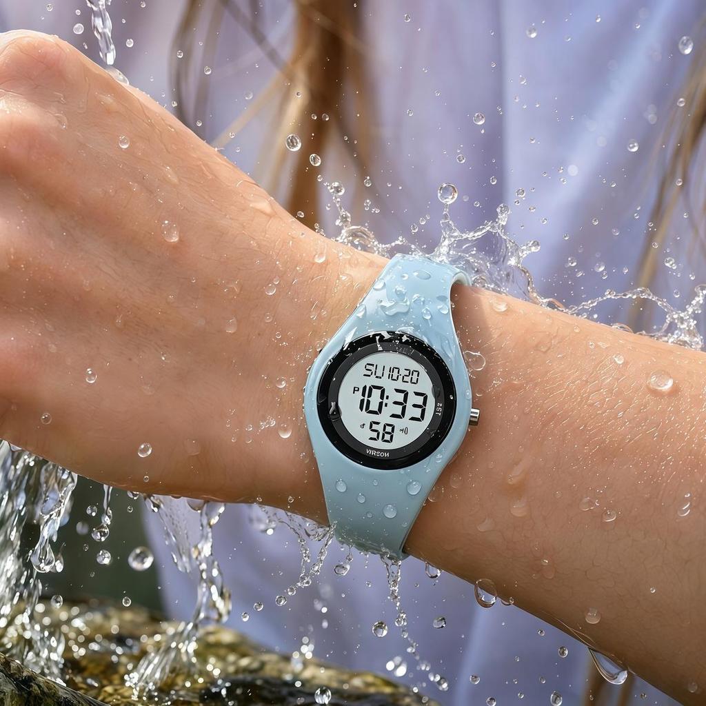 Unisex Sports Watch SKMEI Silicone Strap School EL Backlight 2618