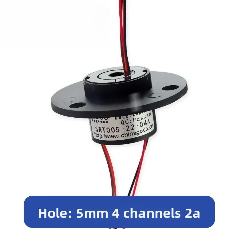 Durchgangsloch-Schleifring, Leitring, Elektrischer Bürstenhalter, 5mm-7mm2, 4-Kanal, 6-Kanal Farbige Drähte