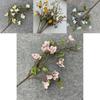 Realistic Single Yulania Denudata Faux Flower For Living Room Decor Office Space Decoration