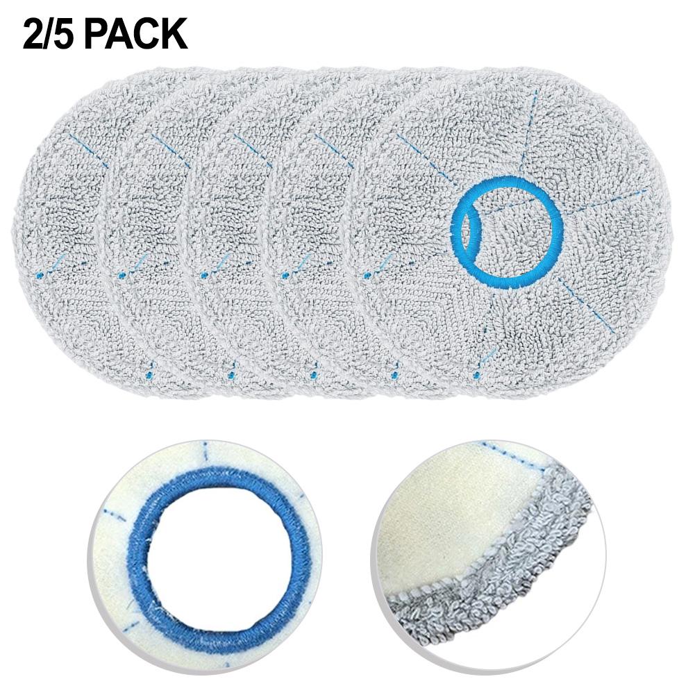 For DREAME L50 Ultra L50 Pro Ultra Compatible Microfiber Mop Pads Replacement Cleaning Accessories 2 or 5 Pieces