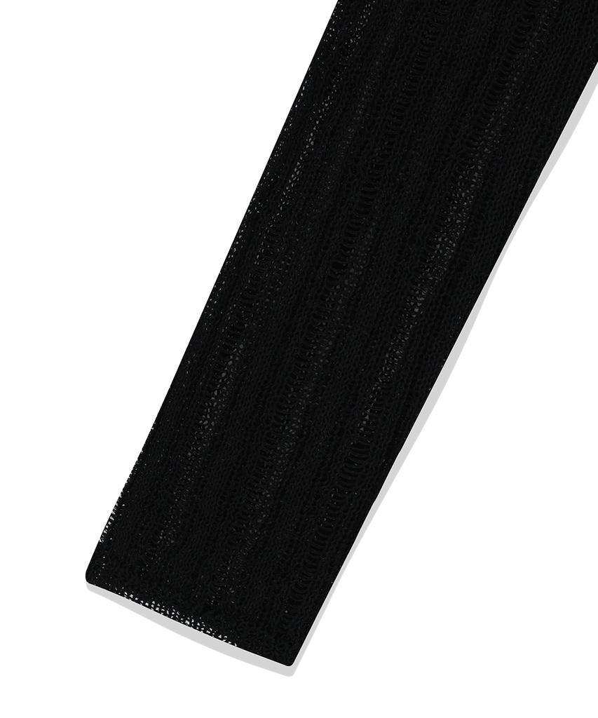 MAHAGRID Tattoo Crochet Knit Black(Mg2Fmfk615A)