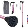 SONGWAY Walking Stick for Men and Women, Lightweight Folding Cane, Stylish Pink