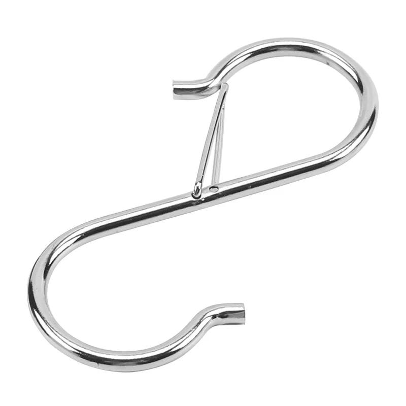 

10 /100Pcs Metal Hanging Hooks S Shaped Hanger Hook Hanging Heavy Duty Hooks Clasp For Kitchen Pot Shelf Home Bathroom Storage 10Pcs