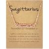 Vintage Letter Constellations Theme Zodiac Necklace DIY Chic Delicate Jewelry Chain Pendant for Lover Festival Gifts Rose Gold