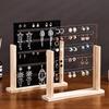 Acrylic Jewelry Displays Rack Eardrop Jewellery Showcase Stand Transparent Earrings Display Shelf Large Capacity Trinketholder