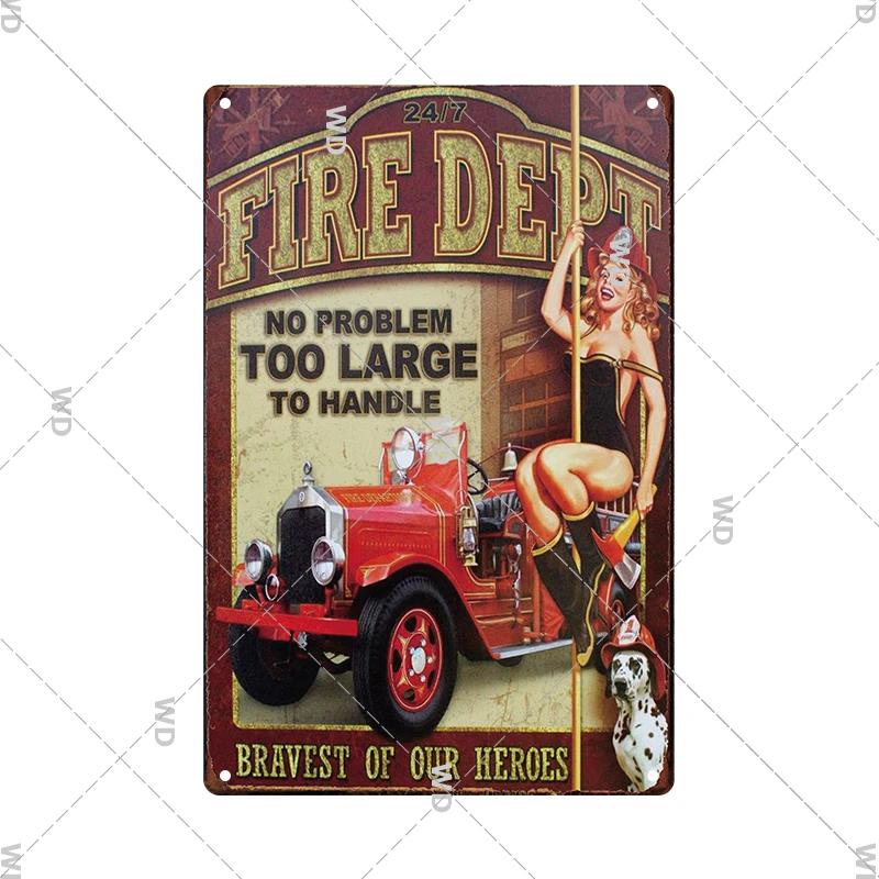Retro Pin Up Girl Amerikanischer Stil Blechschild Metall Vintage Plakette Wandschilder Metallposter Platte Garage Schlafzimmer Man Cave Geschenk Dekor