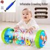 Infant Inflatable Crawling Roller with Bell: Walking Guide & Early Education Toy for 6-12 Months