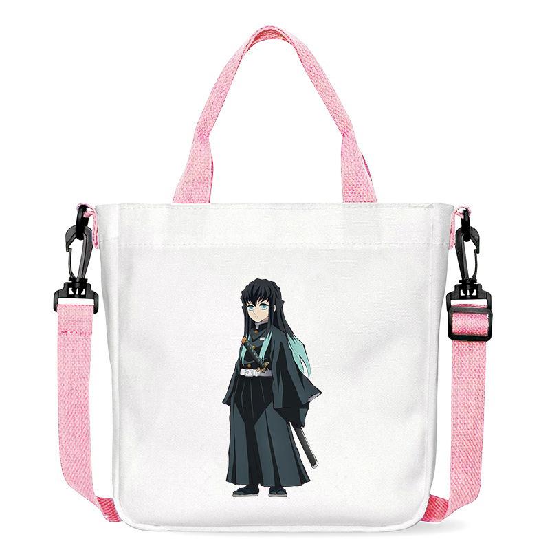 Japanische Cartoon-Comics Demon Slayer: Kimetsu no Yaiba - Muichiro Tokito Bedruckte Canvas-Tasche 7547