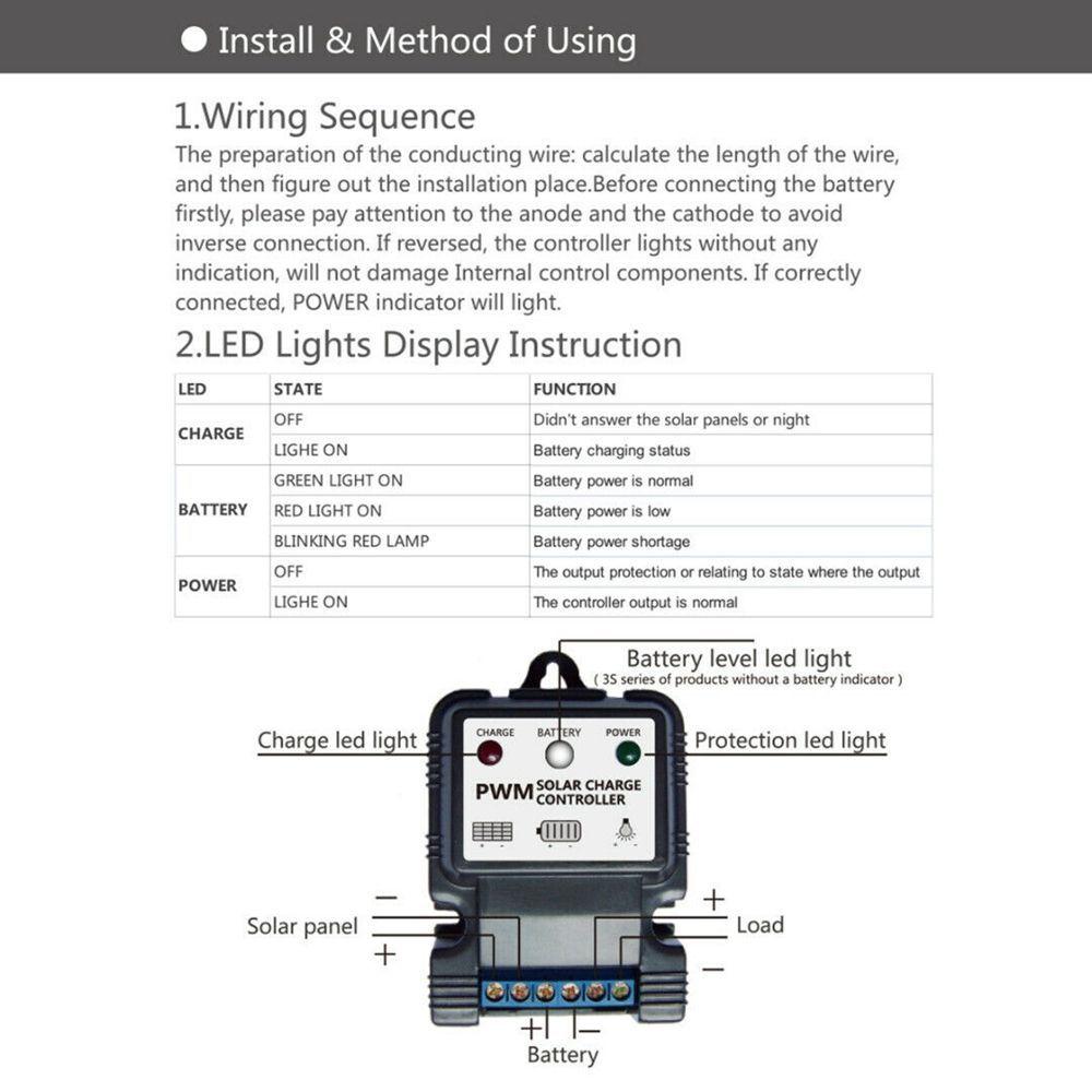 PWM Useful Auto Controller 6V 12V 10A Battery Charger Solar Controllers Battery Regulator Solar Panel Charge Controller