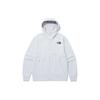 Logo Print Straight Fit Zip-Up Hoodie Men Hoodies Oatmeal NJ5JP03L