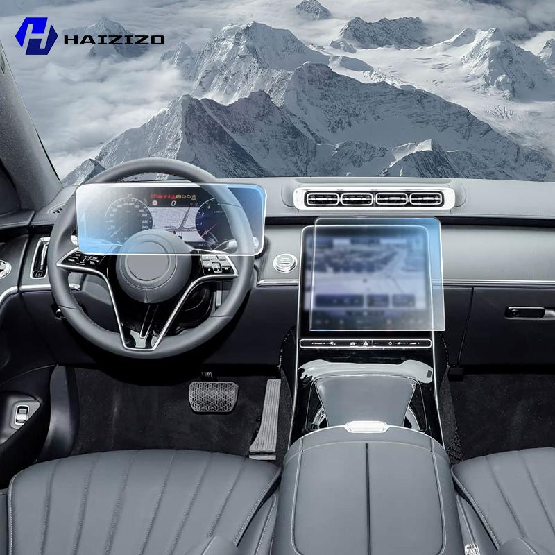 For Mercedes-Benz S-Class W223 -2025 Car LCD Screen Anti fingerprint Matte TPU film Car navigation screen protector film PPF