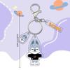 Anime Skzoo Doll Figure Keychain KPOP-SKZ-STAY Cartoon Double-Sided Printed Transparent Acrylic Key Ring Bag Accessory Fans for Carry Mini Lightweight