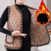 Fleece Autumn Winter Vest Fashionable Warm New Vest Middle-aged Elderly Vest Jacket