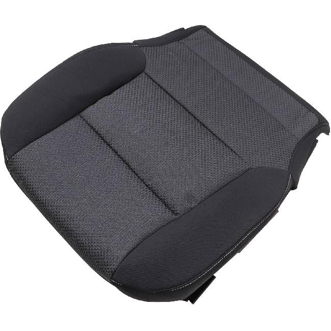 SecosAutoparts Driver or Passenger Side Bottom Replacement Cloth Seat Cover Gray #H2T or 4DP Compatible with Chevy Silverado GMC Sierra 1500 2500HD