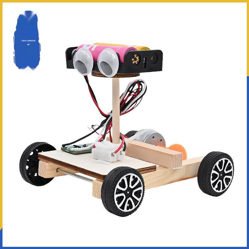 Voice-Activated Car Clapping Kit: STEAM Education Science Experiment Robot Materials