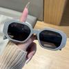 Korean Square UV Resistant Sunglasses For Men And Women Fashion Polygon Street Photography Outdoor Sunscreen Sun Glasses