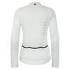 Santic Langarm-Radtrikot mit Rückentaschen für Herbst und Winddicht und Größe S Damen Fleecegefüttert Winter, Warm, Weiß,