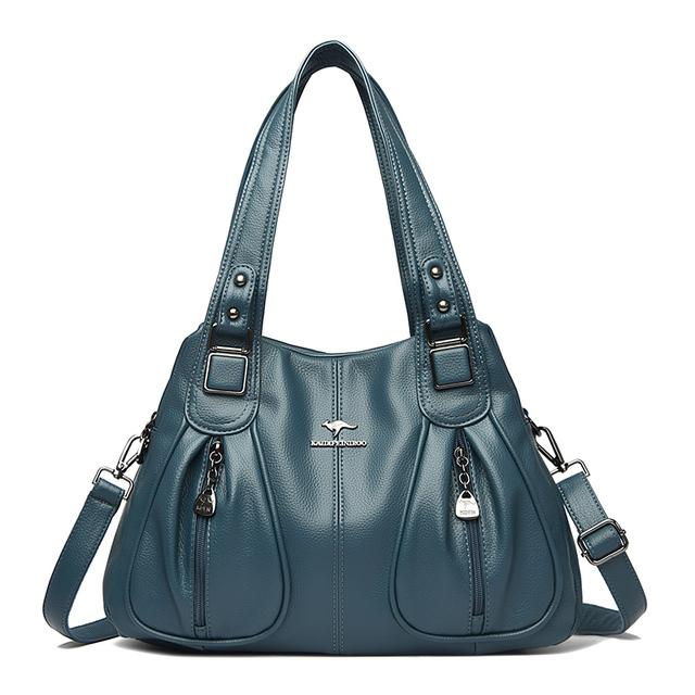 תיקי יוקרה נשים תיקי מעצב קיבולת גדולה תיקי Crossbody לנשים תיק כתף חדש תיק תיק יד דמוי עור