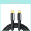 Apple Lightning Fast Charging Cable 20w With Durable Braided Material For Iphone 12 11 Xr