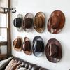 4/8Pcs Hat Hooks Cowboy Hat Racks Easy Installation Strong Adhesive Wall Mount Cap Holder Baseball Cap Organizers