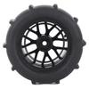 4 Pcs RC Beach Tires 1/14 1/16 1/18 Universal Rubber Plastic Good Grip Strong Cushioning RC Car Desert Wheels