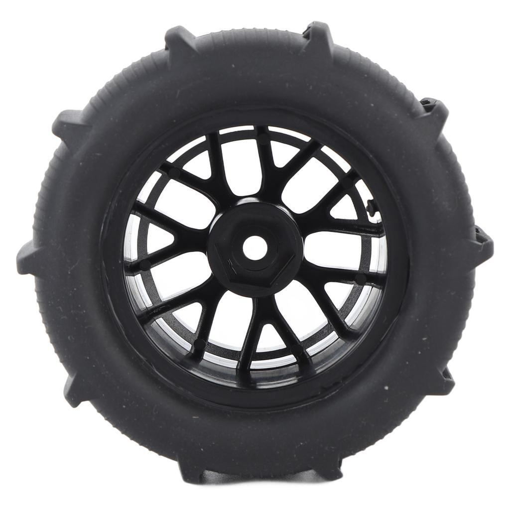 4 Pcs RC Beach Tires 1/14 1/16 1/18 Universal Rubber Plastic Good Grip Strong Cushioning RC Car Desert Wheels