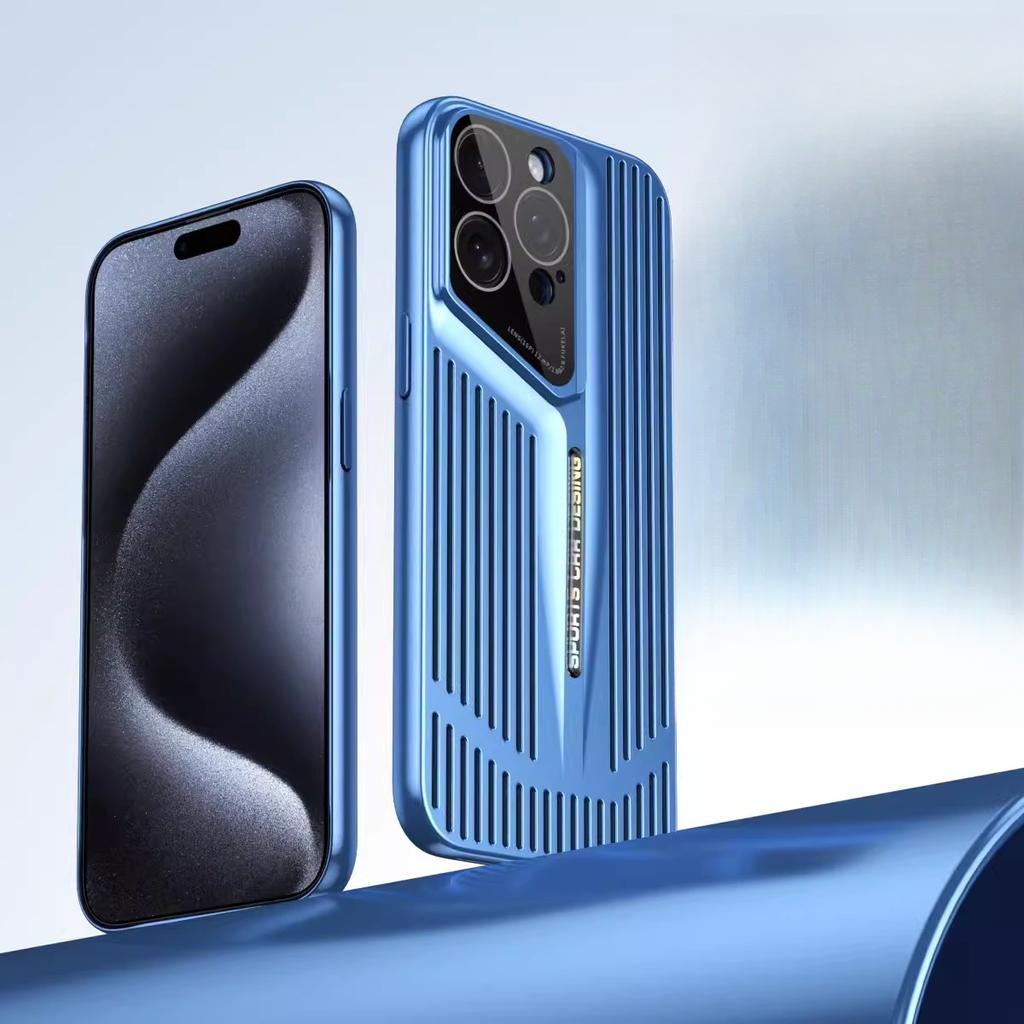 Applicable To Apple 16 Blade Breathable Phone Case IPhone 15 with Lens Film 14proMax Cool Dissipation 13 Protector Case