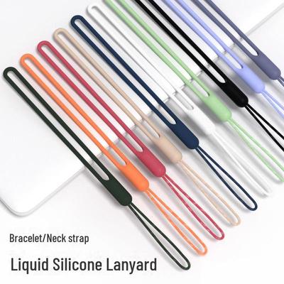 Silikon-Handyhülle mit Handgelenk- und Umhängeband – Anti-Lost-Lanyard-Design