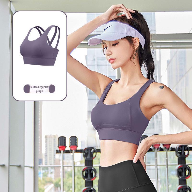 

Женский спортивный бюстгальтер Juyitang: Красивая спина, дизайн с перекрестными бретелями, ударопрочный бюстгальтер для йоги. Small