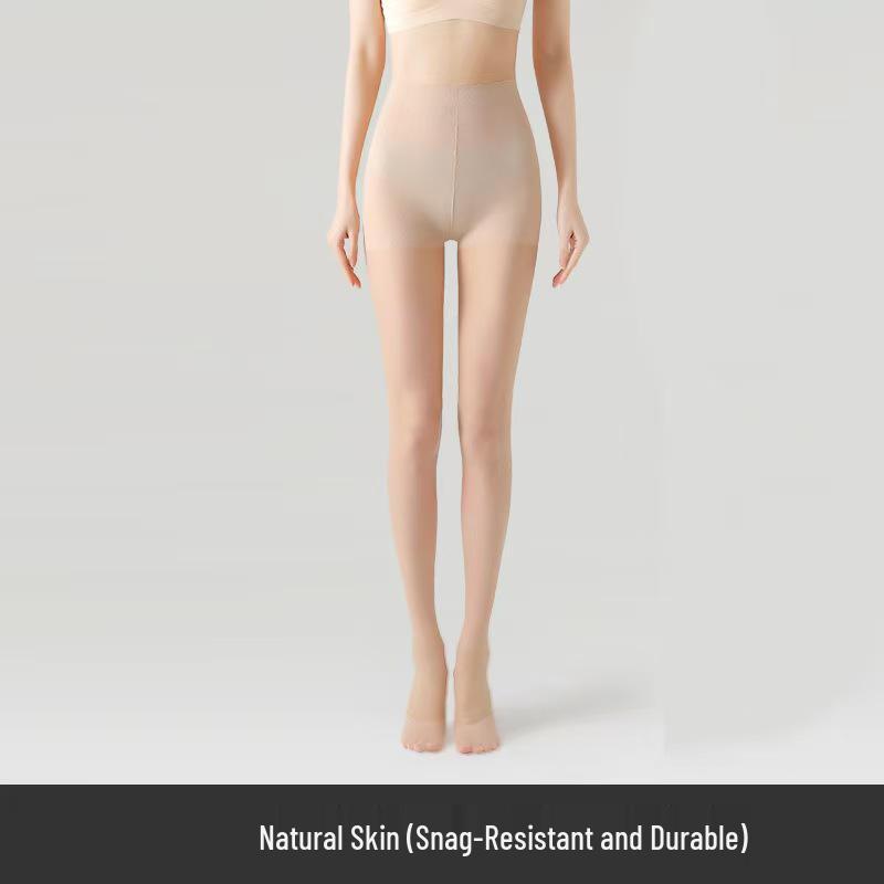 Individuell anpassbare Anti-Loch Dünne Samt Matte Strumpfhose in Übergröße für Damen - Nude Bein Look