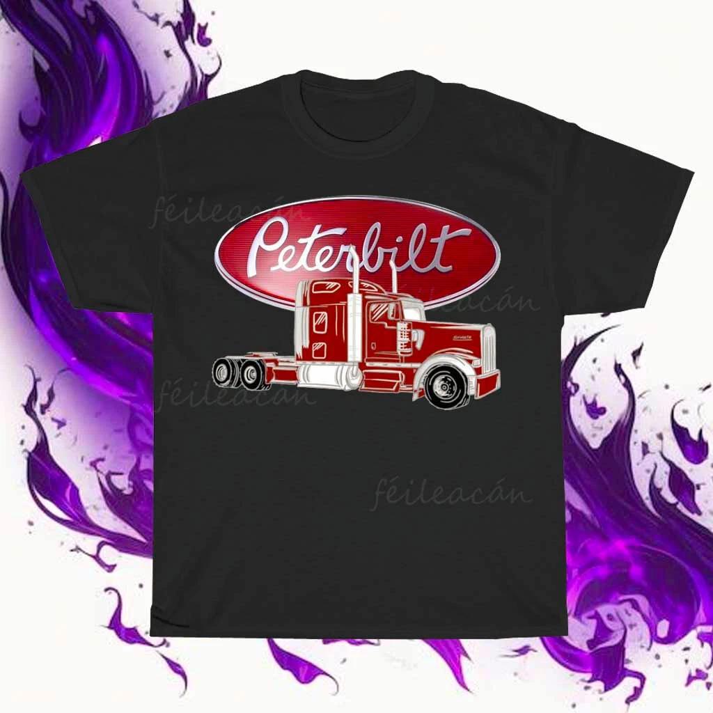 

Brand New Peterbilt Shirts Old Trucker Gift American T-Shirt Funny Size S to 5XL S