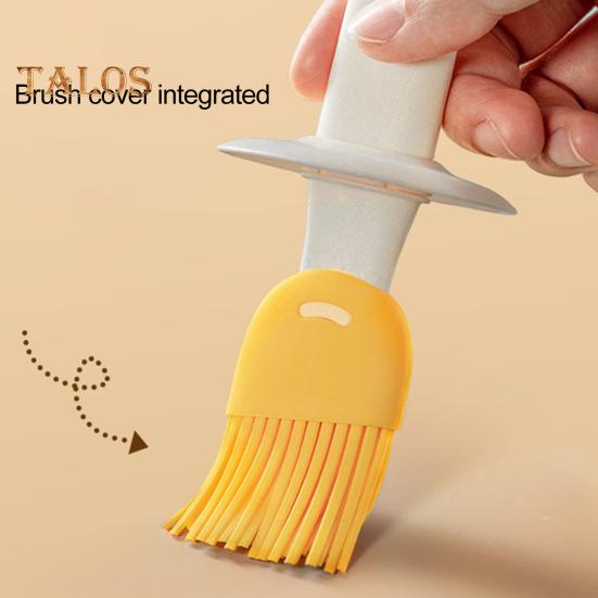 Household Oil Pot Easy Dipping Applying Grease Convenient Cleaning Useful Integrated Design Oil Pot Kitchen Supplies