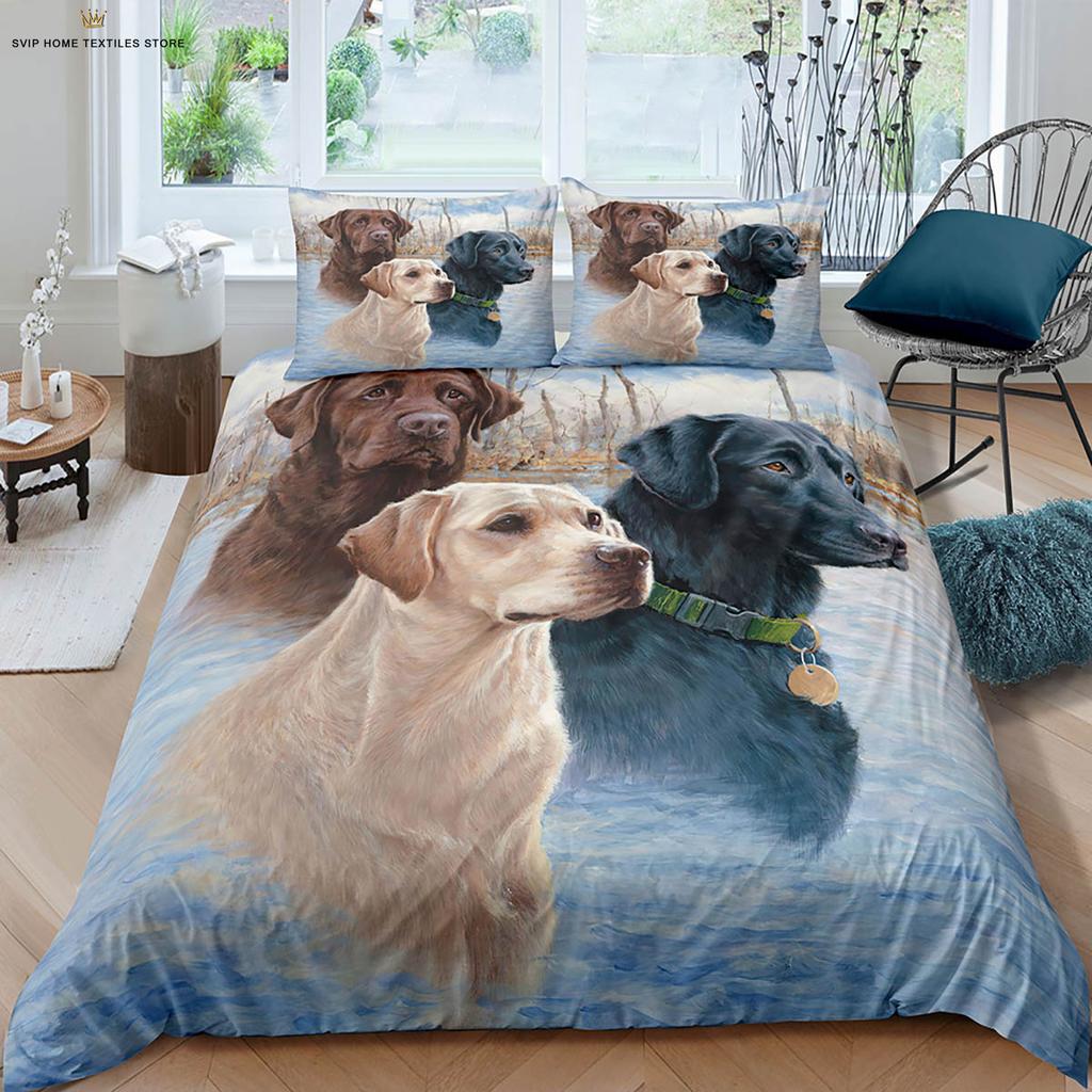 Animal Dog 3D Stereo Printing Quilt Cover Down Quilt Cover 100% Polyester Bedding Set Single Bed Kids Gift Single Bed Double Bed