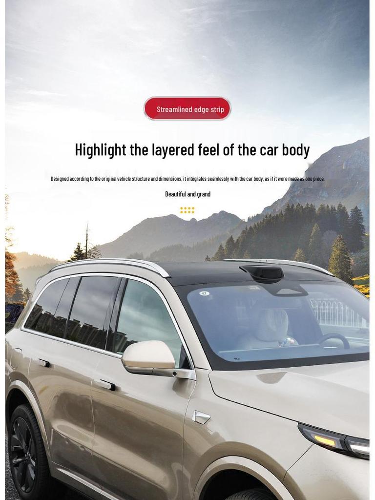 Roof Rack Crossbars for Ideal L7/L8/L9: Exterior Aluminum Alloy Luggage Accessories