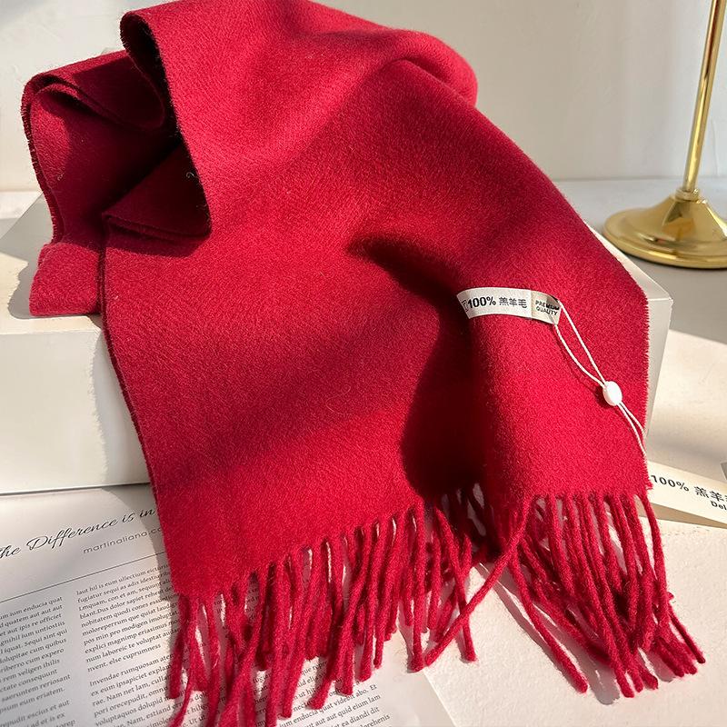 Korean 111 Fashion Versatile Color Matching Scarf Women's Versatile Unisex Couples Autumn and Winter Warm Scarf