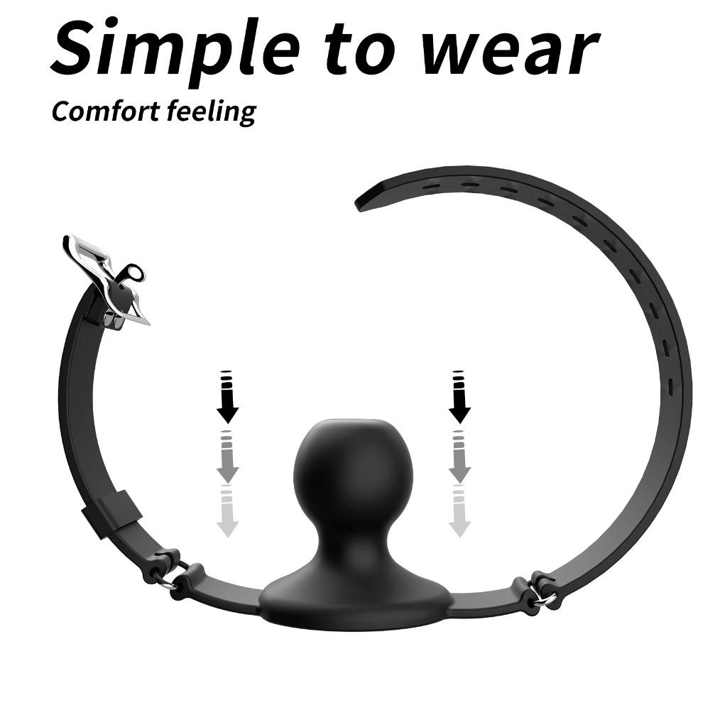 Bouchon buccal respirant en Silicone BDSM boule buccale Gag ceinture réglable jouets sexuels érotiques pour Couples deux