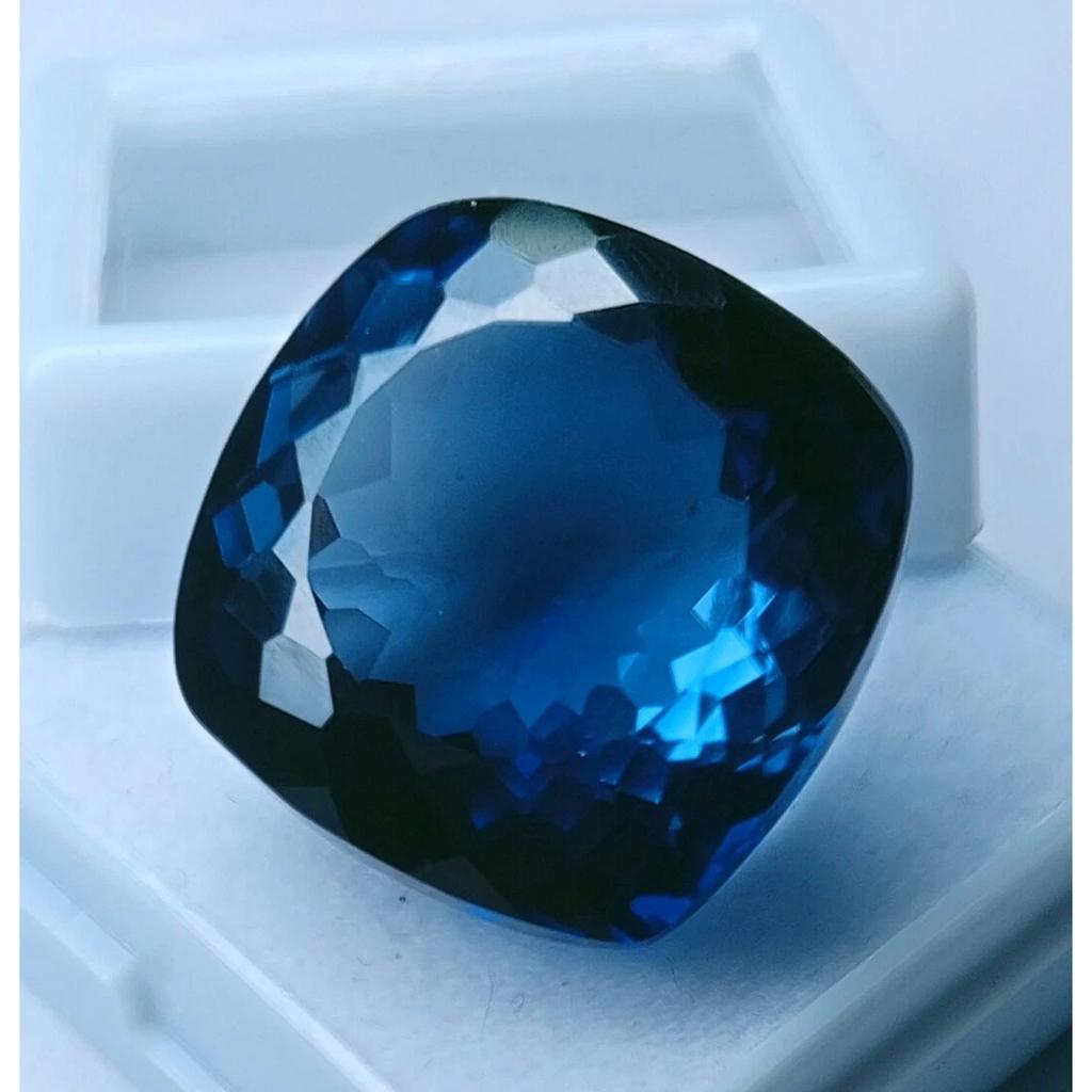 Natural Blue Sapphire 37-39 Ct Cushion Cut Certified Beautiful Loose Gemstone