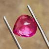 11 mm Natural Flawless Ceylon Padparadscha Sapphire Heart Cut Gemstone