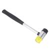 Rubber Hammer Double Faced   Steel Pipe Handle Hand Tool for Installation Repair
