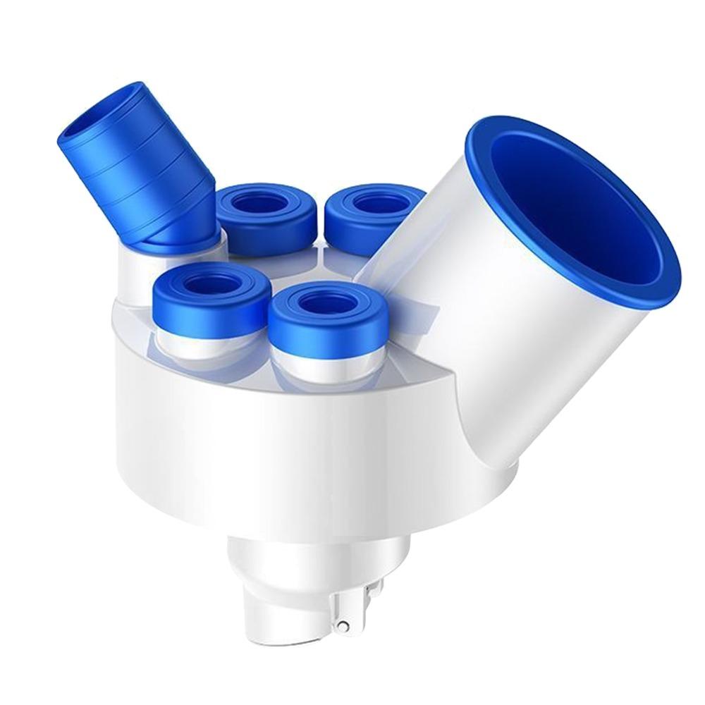 Anti Odor Kitchen Basin Sewer Branch Six--in-One Drainage Water Pipe Joint  Universal