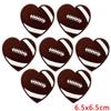 10pcs Cartoon Iron On Patches For Clothing Diy Rugby Game Day Embroidery Patch On Clothes Jackets Sew Applique Stickers Badge 