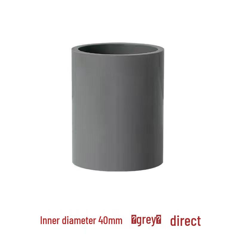 PVC Aquarium Water Pipe Connector for Fish Tanks (25mm, 50mm, 63mm, 75mm) - Straight Fittings for Upper/Lower Water Supply