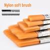 Yellow Multi-Use Soft Bristle Cleaning Brush for Electronics and Household Dust Removal